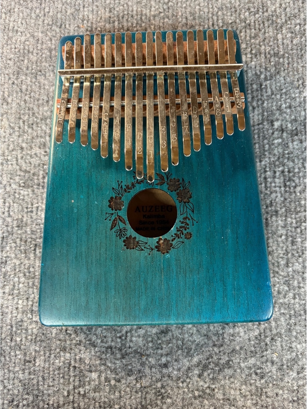 17 Key Kalimba Thumb Piano Finger Mbira Mahogany Wood Keyboard Music Instruments